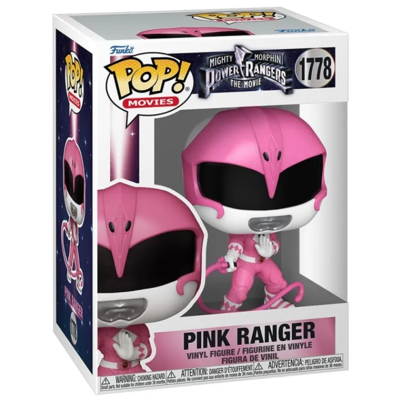 Discount Figura de Vinilo Pink Ranger de Power Rangers: la película Power Rangers