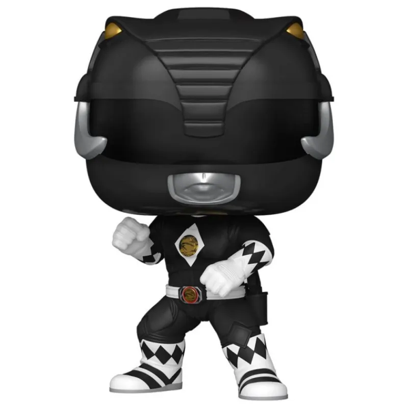 New Figura de Vinilo Power Rangers Black Ranger 9 cm POP! Power Rangers