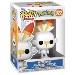 Figura de Vinilo Scorbunny Pokémon POP! Games 9 cm Funko Pop! Pokemon