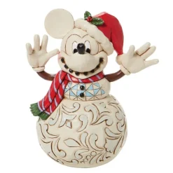 Enesco Figuras Disney De Colección ^Figura Decorativa Muñeco de Nieve Mickey Mouse (Disney)