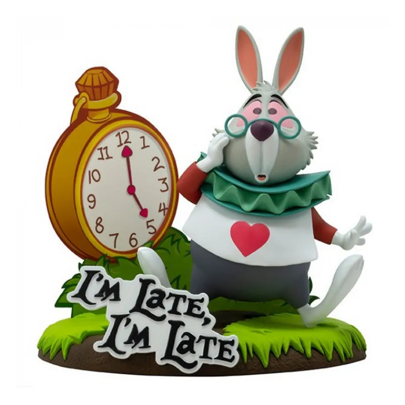 Outlet Figura del Conejo Blanco 10 cm Alicia en el país de las maravillas Películas Y Personajes De Disney ·Alicia Y Cheshire|Figuras Disney De Colección