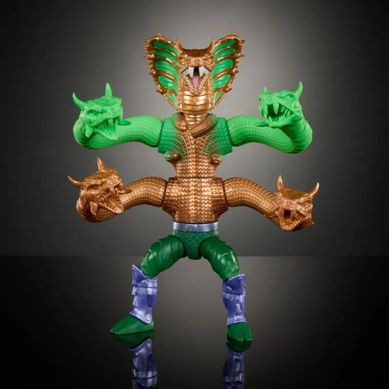 Mattel Las Tortugas Ninja^Figura Deluxe King Hiss MOTU x TMNT 14 cm