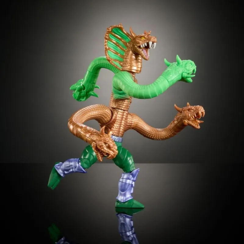 Mattel Las Tortugas Ninja^Figura Deluxe King Hiss MOTU x TMNT 14 cm