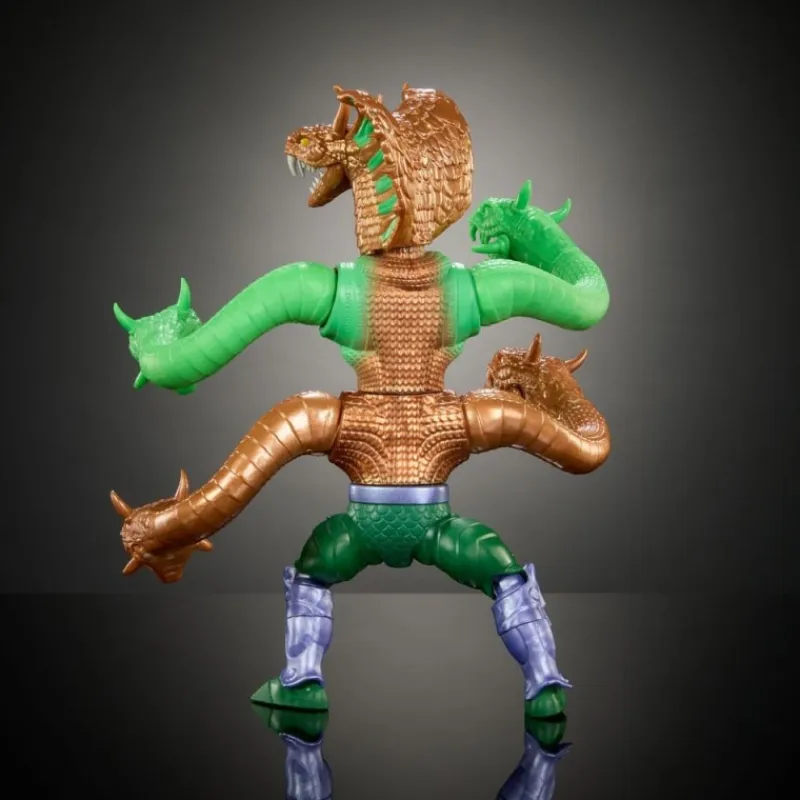 Mattel Las Tortugas Ninja^Figura Deluxe King Hiss MOTU x TMNT 14 cm