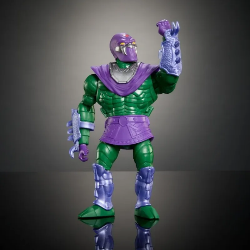 Mattel Las Tortugas Ninja^Figura Deluxe King Hiss MOTU x TMNT 14 cm