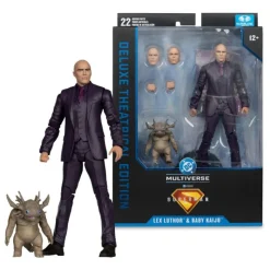 McFarlane Toys Regalos De Villanos Dc|Regalos De Superhéroes Dc^Figura Deluxe Lex Luthor y Baby Kaiju DC Multiverse 18 cm