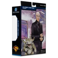 McFarlane Toys Regalos De Villanos Dc|Regalos De Superhéroes Dc^Figura Deluxe Lex Luthor y Baby Kaiju DC Multiverse 18 cm