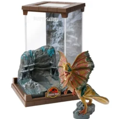 The Noble Collection Coleccionismo De Miedo Y Terror^Figura Diorama Dilophosaurus Jurassic Park 18 cm