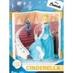 Beast Kingdom Películas Y Personajes De Disney ·Cenicienta|Películas Y Personajes De Disney ·Princesas Disney^Figura Diorama D-Stage Cenicienta Disney 14 cm