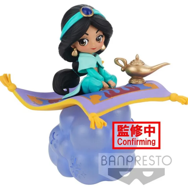 Banpresto Películas Y Personajes De Disney ·Aladdin Y Jasmine|Figuras Disney De Colección ^Figura Diorama Q Posket Stories Jasmine 10 cm