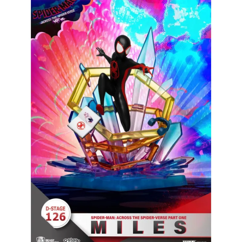 Beast Kingdom Superhéroes Marvel|Coleccionismo Marvel^Figura Diorama Spider-Man: Across the Spider-Verse Part One - Miles 15 cm