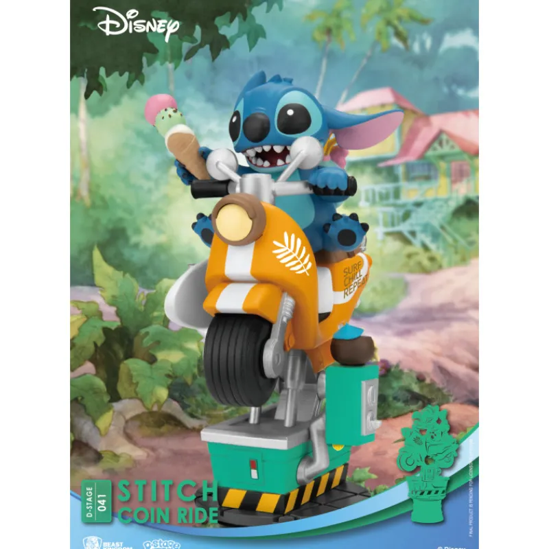 Outlet Figura Diorama Stitch Moto D-Stage Disney 16 cm Películas Y Personajes De Disney ·Lilo Y Stitch|Figuras Disney De Colección