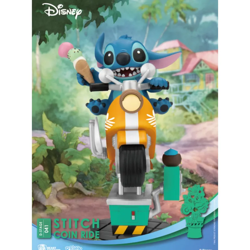Outlet Figura Diorama Stitch Moto D-Stage Disney 16 cm Películas Y Personajes De Disney ·Lilo Y Stitch|Figuras Disney De Colección
