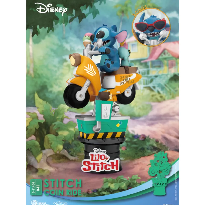 Outlet Figura Diorama Stitch Moto D-Stage Disney 16 cm Películas Y Personajes De Disney ·Lilo Y Stitch|Figuras Disney De Colección