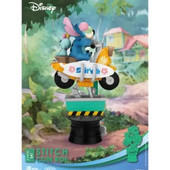 Outlet Figura Diorama Stitch Moto D-Stage Disney 16 cm Películas Y Personajes De Disney ·Lilo Y Stitch|Figuras Disney De Colección