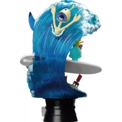 Figura Diorama Stitch Surf Disney 15 cm Películas Y Personajes De Disney ·Lilo Y Stitch|Figuras Disney De Colección