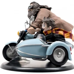 Beast Kingdom Replicas Colección Harry Potter^Figura Ed. Limitada Harry y Hagrid en Sidecar Harry Potter Q-Fig