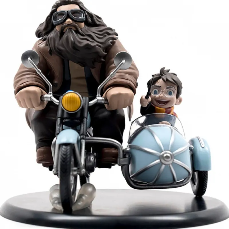 Beast Kingdom Replicas Colección Harry Potter^Figura Ed. Limitada Harry y Hagrid en Sidecar Harry Potter Q-Fig