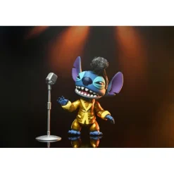 New Figura Elvis Stitch Traje Dorado de 18 cm Lilo & Stitch Películas Y Personajes De Disney ·Lilo Y Stitch|Figuras Disney De Colección