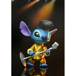 New Figura Elvis Stitch Traje Dorado de 18 cm Lilo & Stitch Películas Y Personajes De Disney ·Lilo Y Stitch|Figuras Disney De Colección