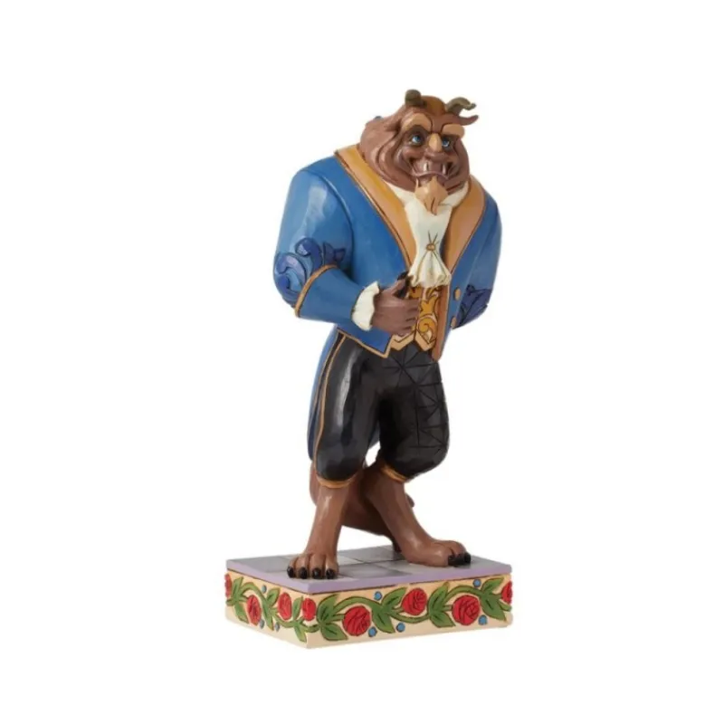 Enesco Películas Y Personajes De Disney ·La Bella Y La Bestia|Figuras Disney De Colección ^Figura Disney Bestia en Traje Oficial