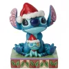 Enesco Películas Y Personajes De Disney ·Lilo Y Stitch|Figuras Disney De Colección ^Figura Disney Santa Stitch