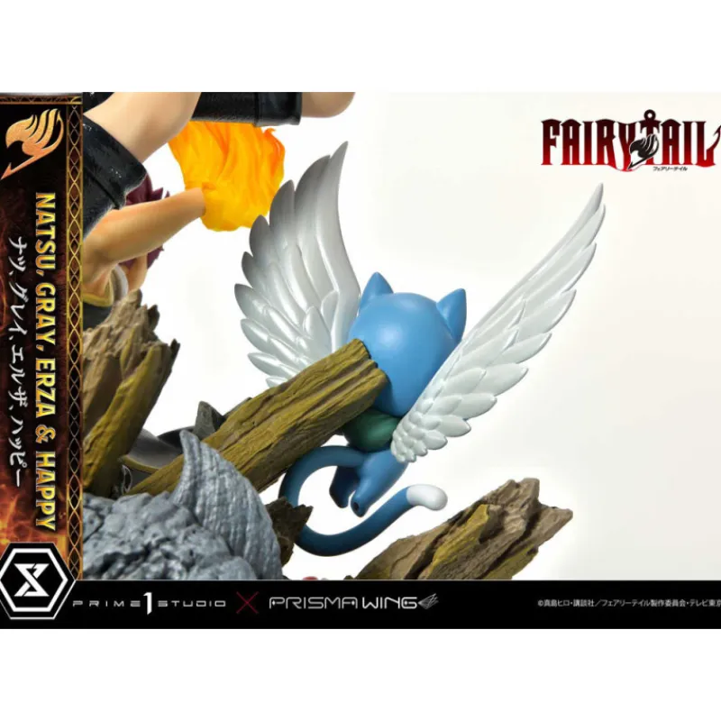 Clearance Figura Fairy Tail 1/6 Natsu, Gray, Erza, Happy Figuras