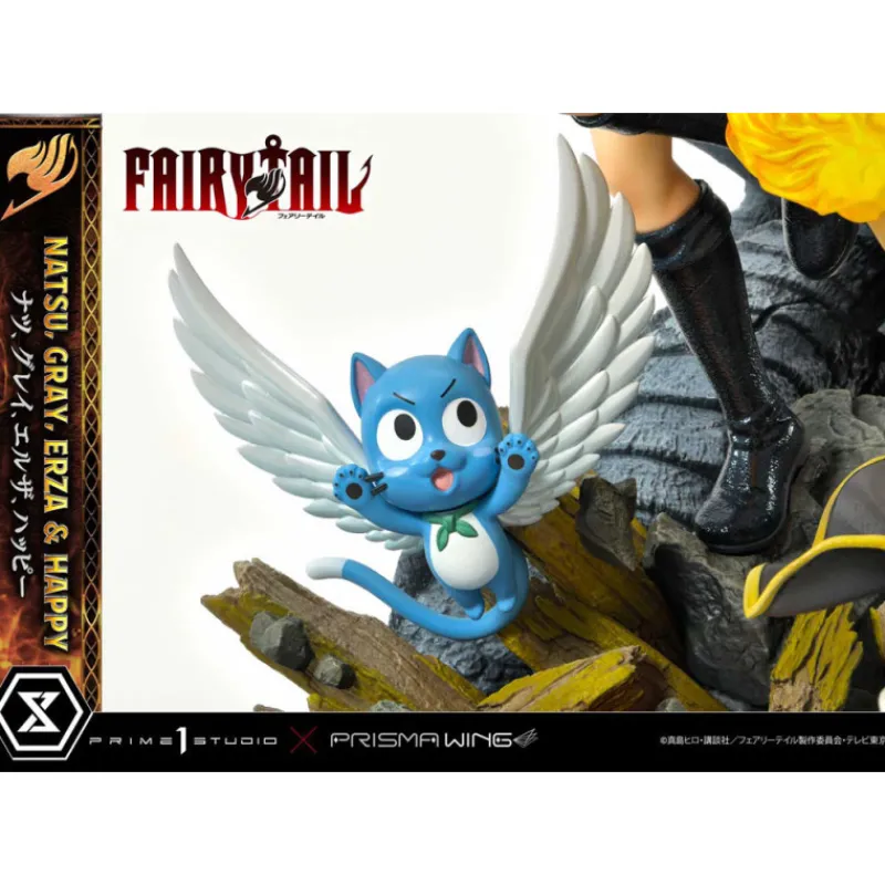 Clearance Figura Fairy Tail 1/6 Natsu, Gray, Erza, Happy Figuras