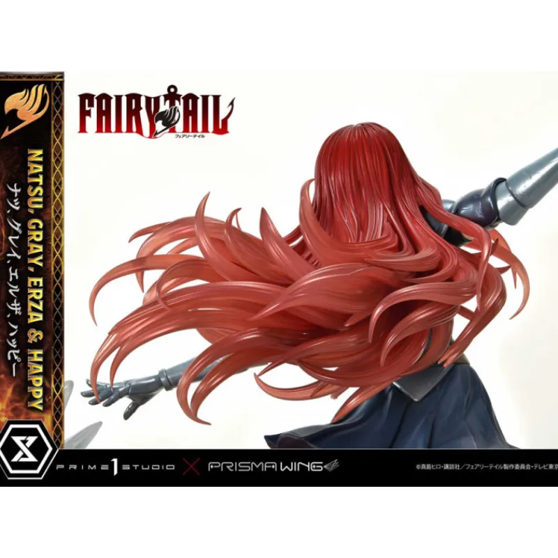 Clearance Figura Fairy Tail 1/6 Natsu, Gray, Erza, Happy Figuras