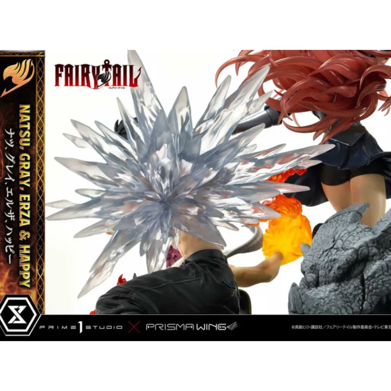 Clearance Figura Fairy Tail 1/6 Natsu, Gray, Erza, Happy Figuras
