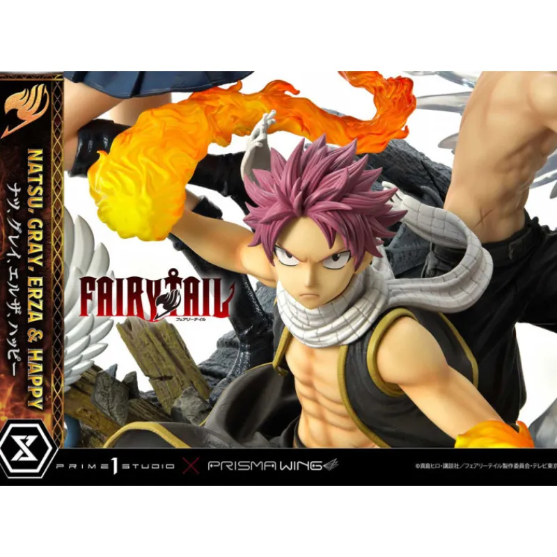 Clearance Figura Fairy Tail 1/6 Natsu, Gray, Erza, Happy Figuras