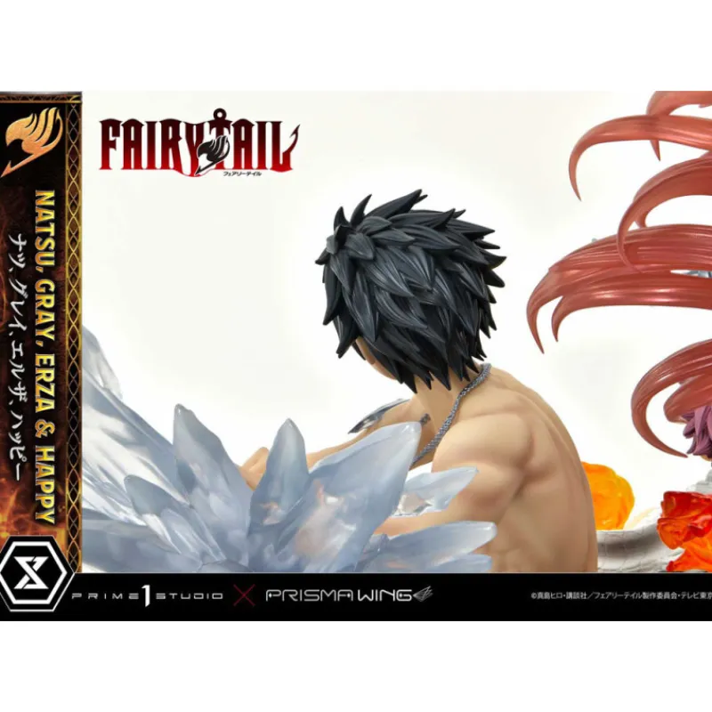 Clearance Figura Fairy Tail 1/6 Natsu, Gray, Erza, Happy Figuras
