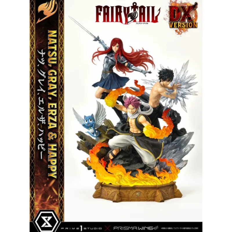 Clearance Figura Fairy Tail 1/6 Natsu, Gray, Erza, Happy Figuras