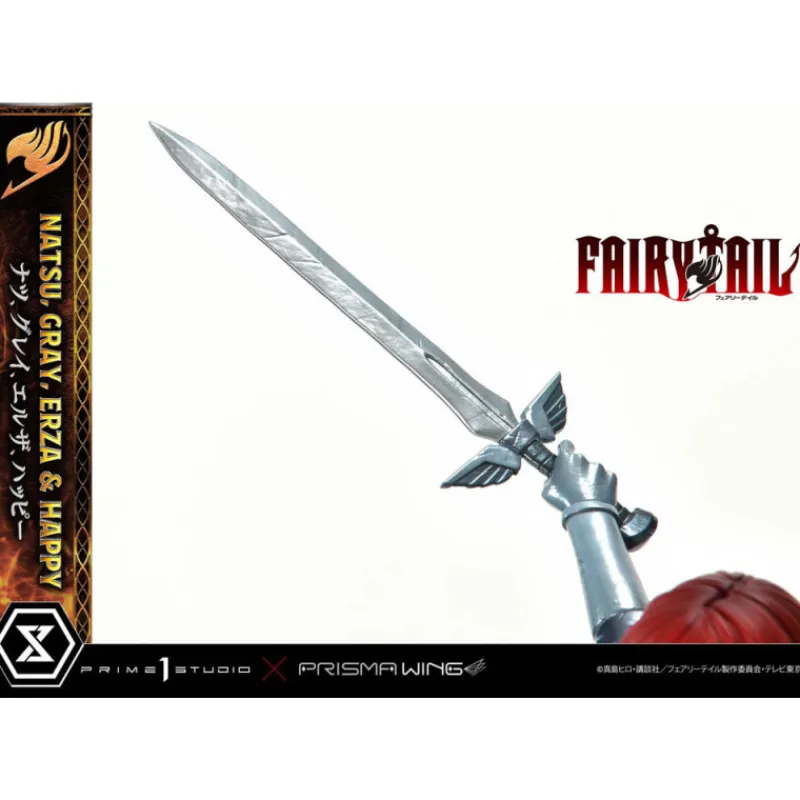 Clearance Figura Fairy Tail 1/6 Natsu, Gray, Erza, Happy Figuras