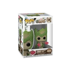 Funko Superhéroes Marvel|Funko Marvel^Figura POP! Bruja Escarlata Groot Marvel