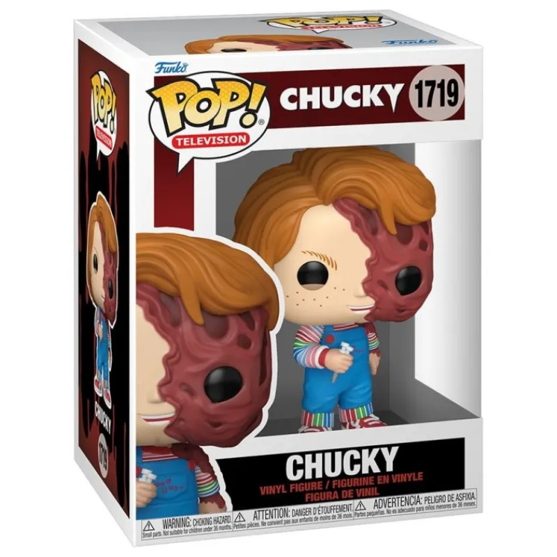 Funko Chucky Muñeco Diabólico|Funkos De Miedo^Figura POP! Chucky derretido de 9 cm