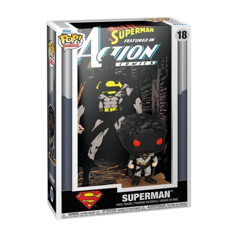 Funko Regalos De Superhéroes Dc|Figuras Dc^Figura POP! DC Comics Comic Cover Superman 9 cm