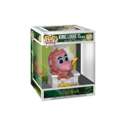 Funko Funko Pop Disney^Figura POP! Deluxe King Louie en Trono 13 cm