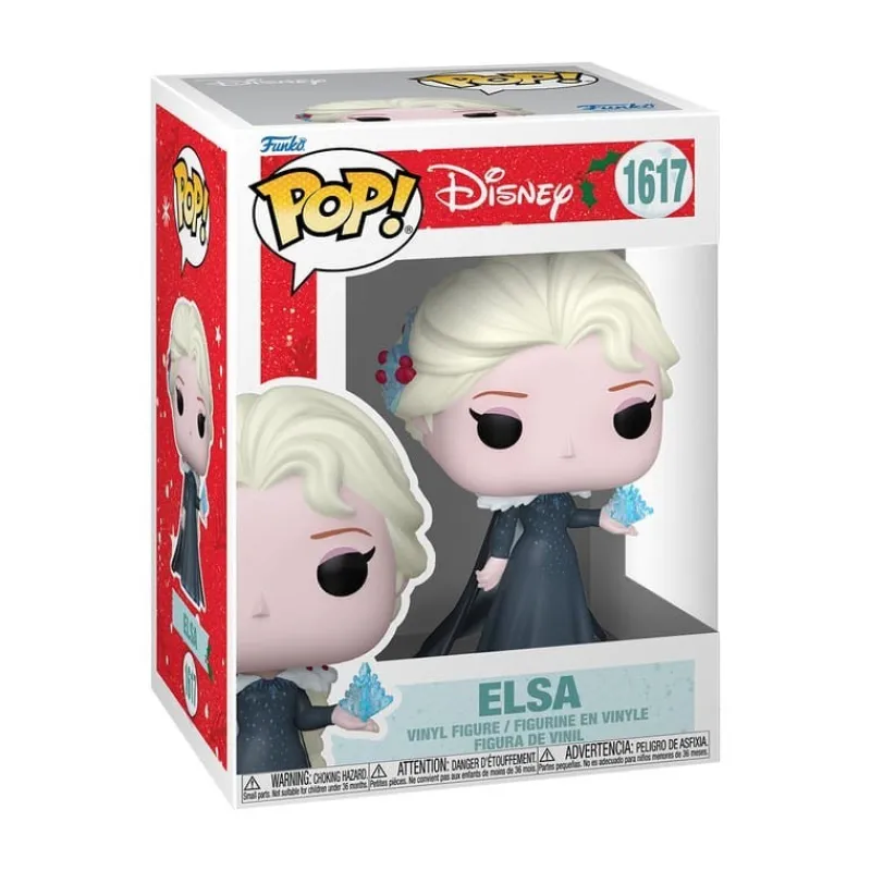 Figura POP! Holiday Elsa 9 cm de Disney Princess Películas Y Personajes De Disney ·Frozen Y Olaf|Películas Y Personajes De Disney ·Princesas Disney
