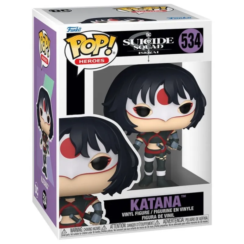 New Figura POP! Katana Suicide Squad Isekai de Vinilo 9 cm Regalos De Villanos Dc|Funko Dc
