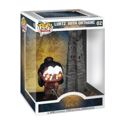 Funko Figuras El Señor De Los Anillos ^Figura POP! Lurtz con Torre Orthanc - 9 cm