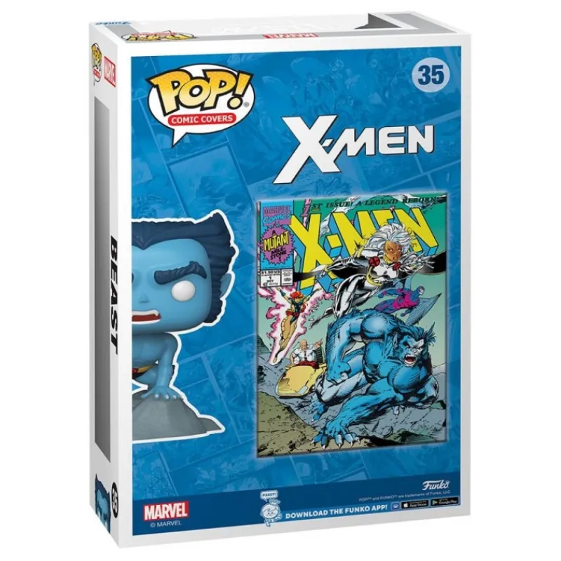 Funko Superhéroes Marvel|Funko Marvel^Figura POP! Marvel X-Men Beast Comic Cover 9 cm