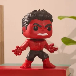 Funko Superhéroes Marvel|Funko Marvel^Figura POP! Red Hulk Retro 15 cm Marvel