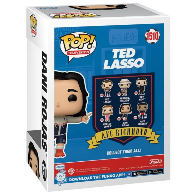 Funko Regalos De Otras Series^Figura POP! TV Dani Rojas de Ted Lasso 9 cm