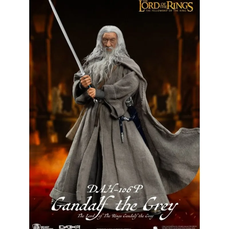 Beast Kingdom Figuras El Señor De Los Anillos ^Figura Gandalf el Gris 21 cm Dynamic 8ction Heroes