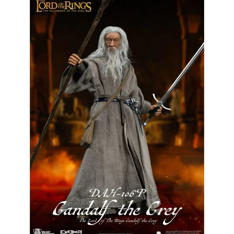 Beast Kingdom Figuras El Señor De Los Anillos ^Figura Gandalf el Gris 21 cm Dynamic 8ction Heroes