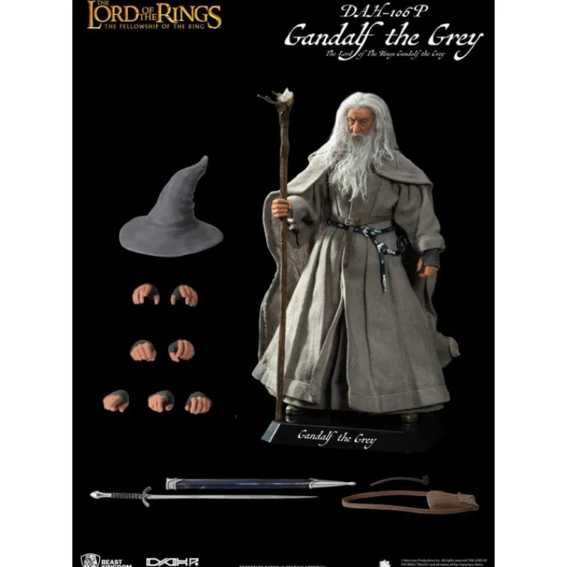 Beast Kingdom Figuras El Señor De Los Anillos ^Figura Gandalf el Gris 21 cm Dynamic 8ction Heroes