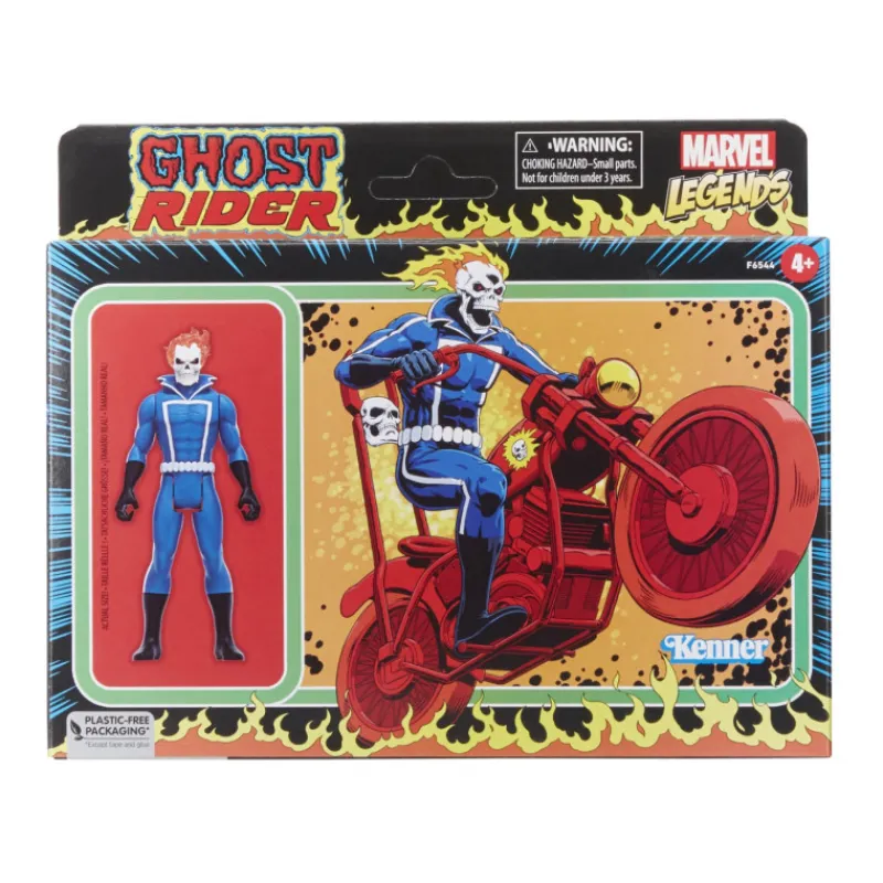 Discount Figura Ghost Rider Motorista Fantasma Con Moto Coleccionismo Marvel