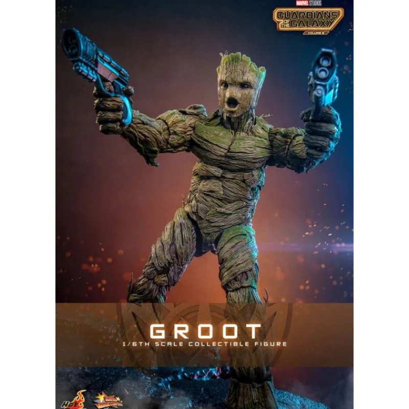 Figura Groot Guardianes de la Galaxia vol. 3 Superhéroes Marvel|Coleccionismo Marvel