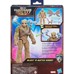 Niños Hasbro Marvel Y Dc Para Niños|Juguetes, Figuras Y Más Regalos Para Peques^Figura Blast 'N Battle Groot Guardianes de la Galaxia